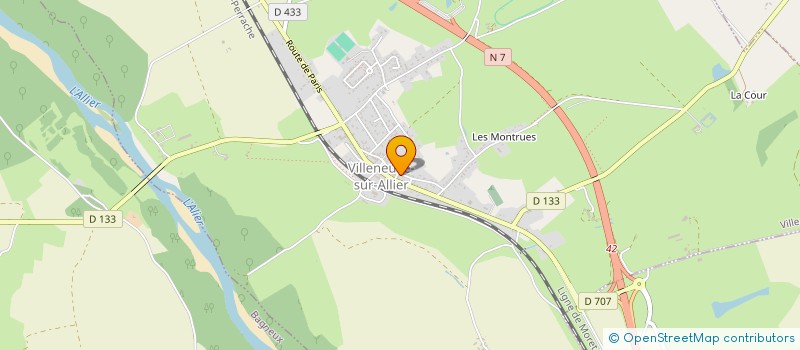 localisation de l'entreprise SUMMER IMMO à VILLENEUVE-SUR-ALLIER