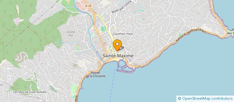 localisation de l'entreprise SUMMER'S BEAUTY à SAINTE-MAXIME