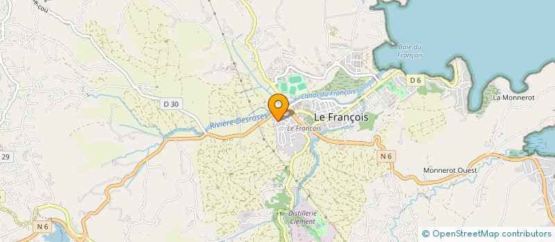 localisation de l'entreprise SUMMER VIBES à LE FRANCOIS