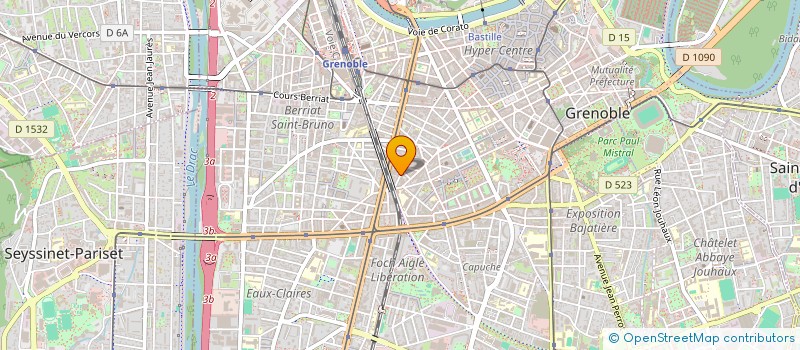 localisation de l'entreprise SUMMERTEC  GRENOBLE