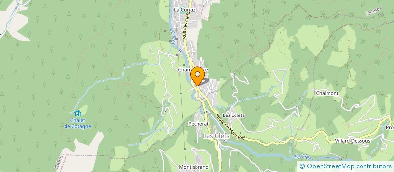 localisation de l'entreprise SUMMIT CONSTRUCTION METALLIQUE  THONES