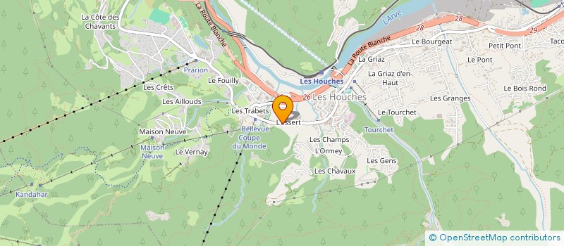 localisation de l'entreprise SUMMIT MANAGEMENT à LES HOUCHES