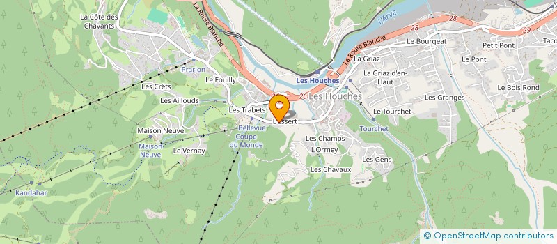 localisation de l'entreprise SUMMIT PROPERTY  LES HOUCHES