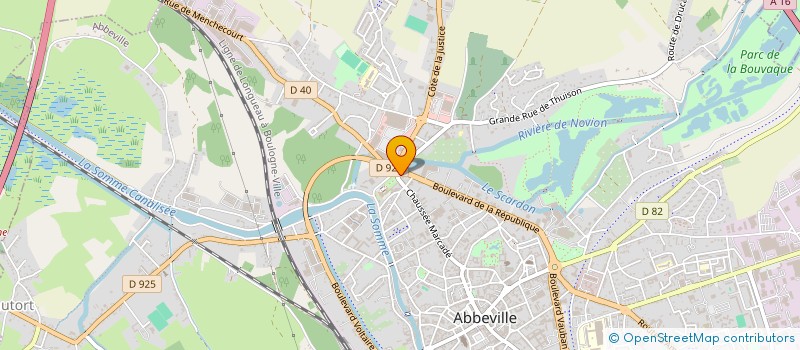 localisation de l'entreprise SUMMUM à ABBEVILLE