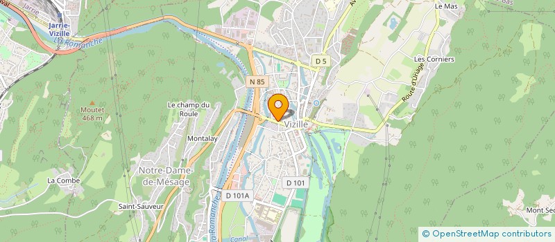 localisation de l'entreprise SUMMUM VIDEO  VIZILLE