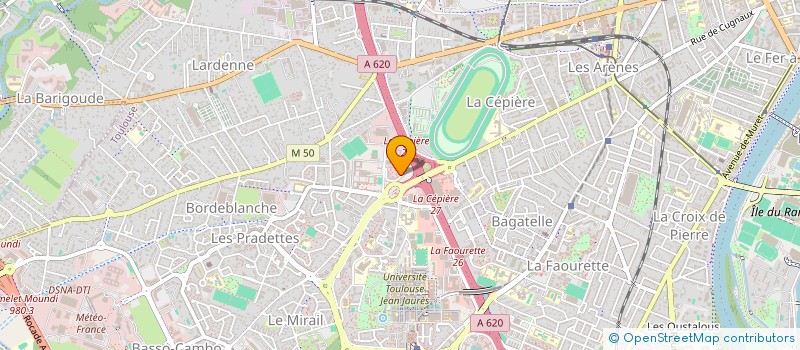 localisation de l'entreprise SUMO COMMUNICATION EURL à TOULOUSE