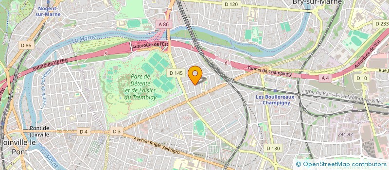 localisation de l'entreprise SUMO LP à CHAMPIGNY-SUR-MARNE