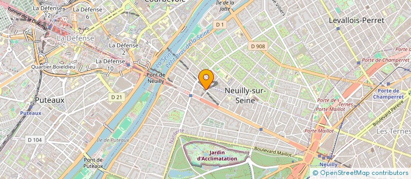 localisation de l'entreprise SUMUS à NEUILLY-SUR-SEINE