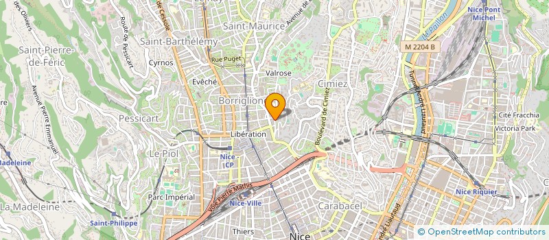 localisation de l'entreprise SUN 06  NICE