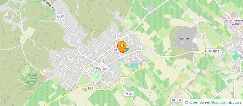 localisation de l'entreprise SUN 34 à PIGNAN