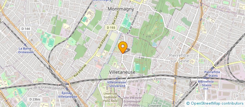 localisation de l'entreprise SUN  VILLETANEUSE