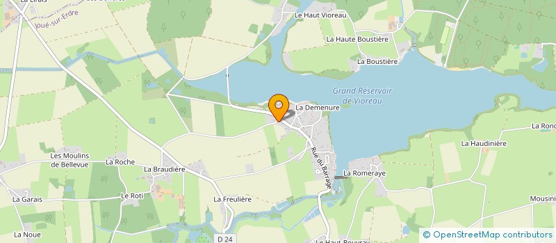 localisation de l'entreprise SUN 7  JOUE-SUR-ERDRE