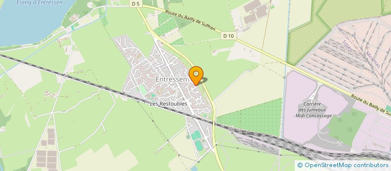 localisation de l'entreprise SUN 7  ISTRES