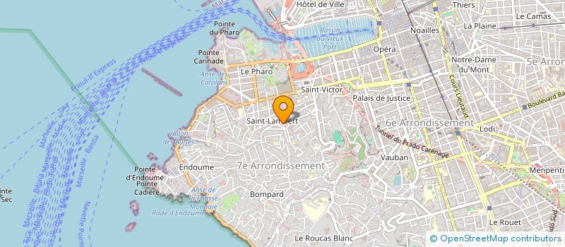 localisation de l'entreprise SUN 7 GESTION IMMOB INVESTISSEMENTS à MARSEILLE