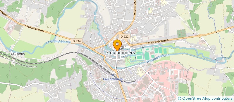 localisation de l'entreprise SUN  COULOMMIERS