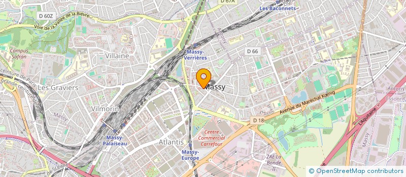 localisation de l'entreprise SUN  MASSY