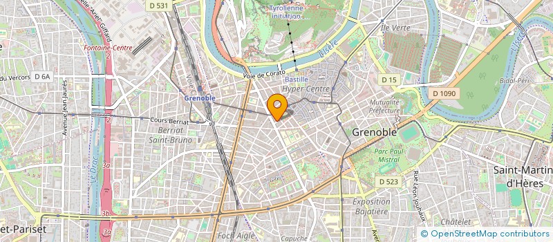 localisation de l'entreprise SUN à GRENOBLE