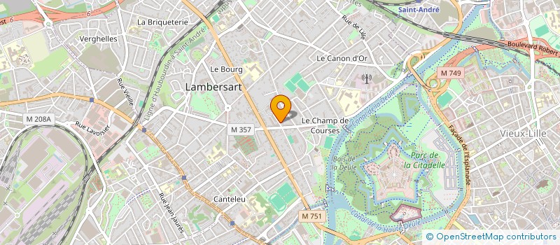 localisation de l'entreprise SUN à LAMBERSART