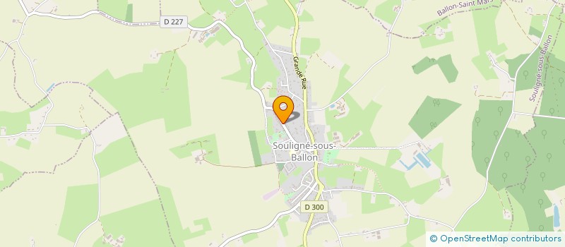 localisation de l'entreprise SUN AFTER THE REIGN  SOULIGNE-SOUS-BALLON