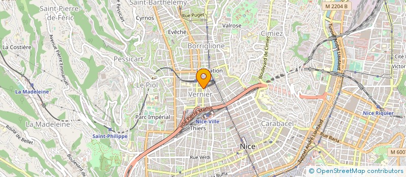 localisation de l'entreprise SUN ALPHA INVESTIM à NICE
