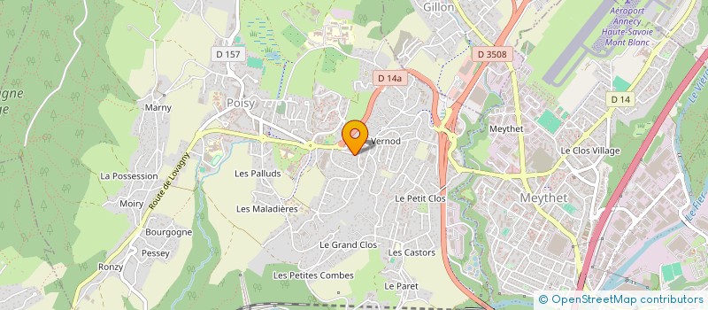 localisation de l'entreprise SUN ALTERNATIVE INVEST à POISY