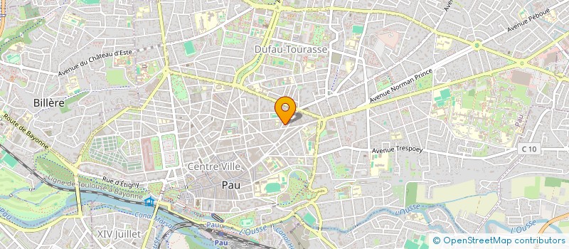 localisation de l'entreprise SUN AND BIKE (S AND BIKE) à PAU