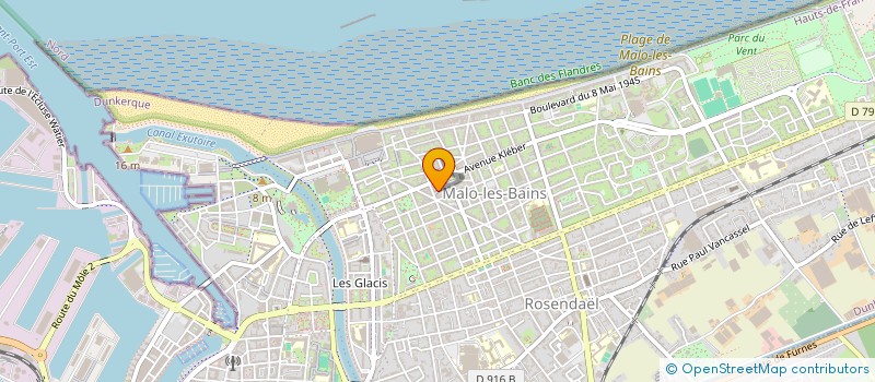 localisation de l'entreprise SUN AND SEA  DUNKERQUE