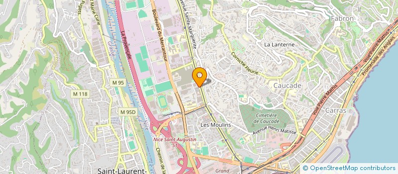 localisation de l'entreprise SUN ASIE GROUPE à NICE