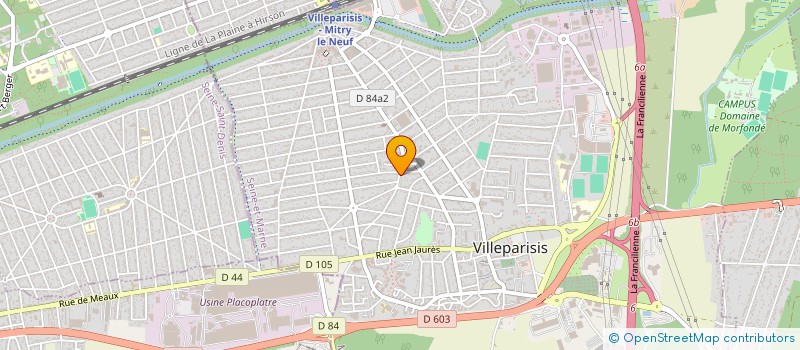 localisation de l'entreprise SUN BAT à VILLEPARISIS