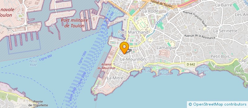 localisation de l'entreprise SUN BATIMENT à TOULON