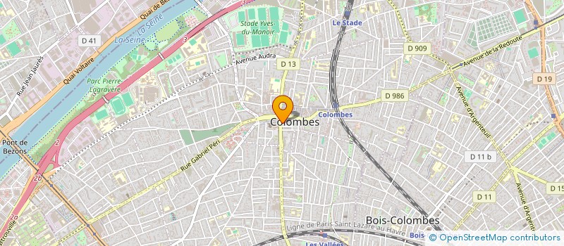 localisation de l'entreprise SUN BEAUTE  COLOMBES