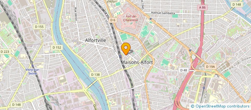 localisation de l'entreprise SUN BODY CARE  MAISONS-ALFORT