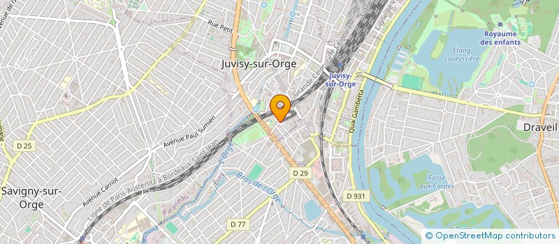 localisation de l'entreprise SUN BODY CLUB à JUVISY-SUR-ORGE