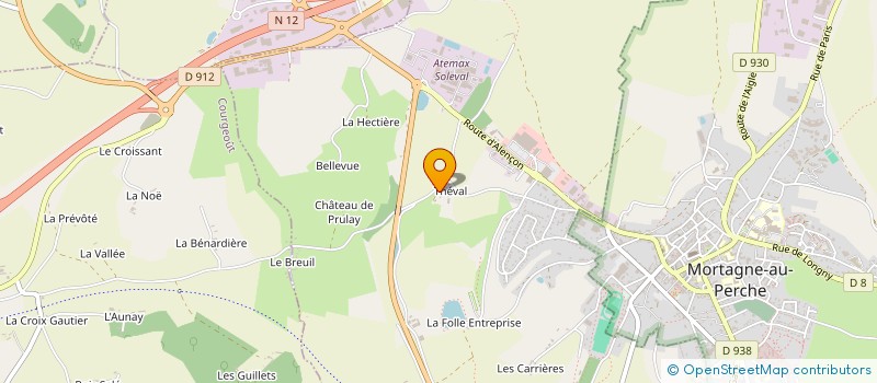 localisation de l'entreprise SUN BOIS CHARPENTES PRETES A POSER à SAINT-LANGIS-LES-MORTAGNE