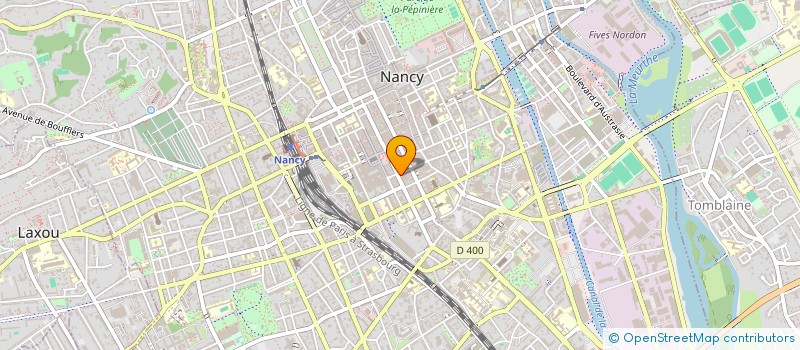localisation de l'entreprise SUN BOX à NANCY