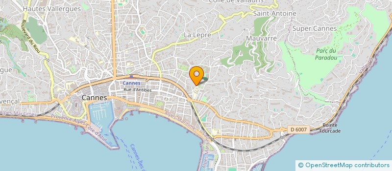 localisation de l'entreprise SUN CAR à CANNES