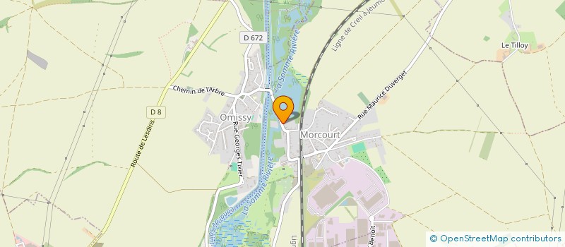 localisation de l'entreprise SUN CARAIBES à MORCOURT