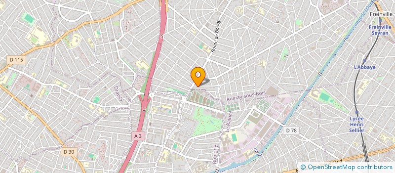 localisation de l'entreprise SUN CLEAN GROUP à AULNAY-SOUS-BOIS