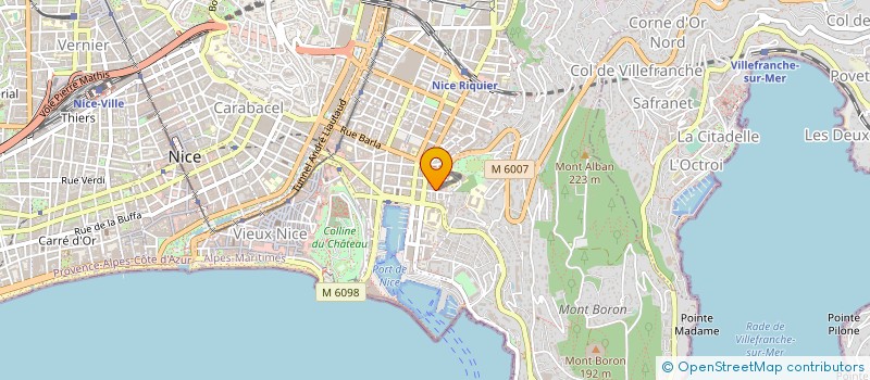 localisation de l'entreprise SUN CLIMATISATION à NICE