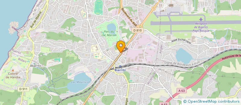 localisation de l'entreprise SUN CONCEPT à BIARRITZ