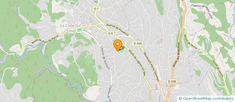 localisation de l'entreprise SUN'CONNECT  LA COLLE-SUR-LOUP