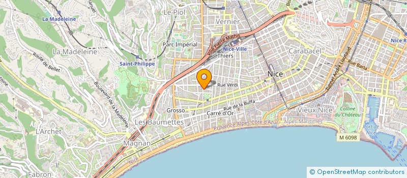 localisation de l'entreprise SUN CONSEIL à NICE