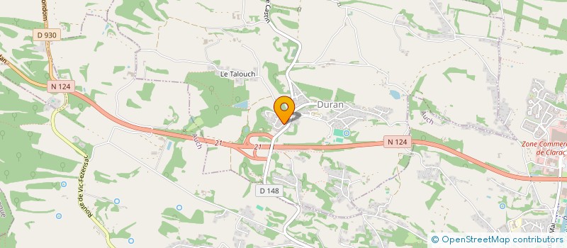 localisation de l'entreprise SUN CORNER PV  DURAN