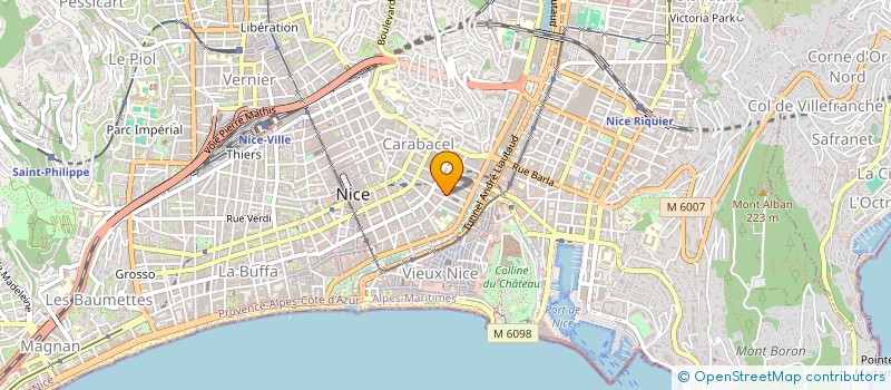 localisation de l'entreprise SUN CUISINES à NICE
