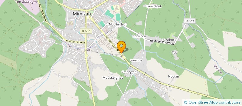 localisation de l'entreprise SUN DECOR  MIMIZAN