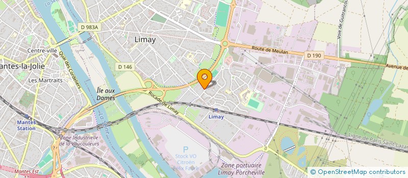 localisation de l'entreprise SUN DECOR  LIMAY