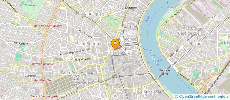 localisation de l'entreprise SUN DESIGN  BORDEAUX