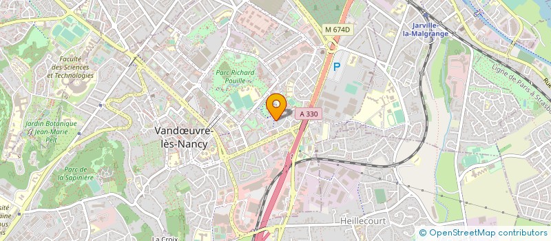 localisation de l'entreprise SUN' DEVELOPPEMENT à VANDŒUVRE-LES-NANCY