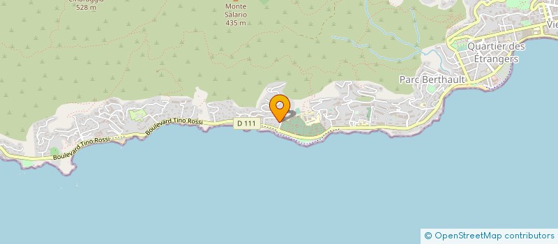 localisation de l'entreprise SUN DISTRIBUTION  AJACCIO