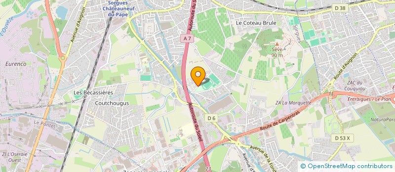 localisation de l'entreprise SUN ECOENERGY  SORGUES